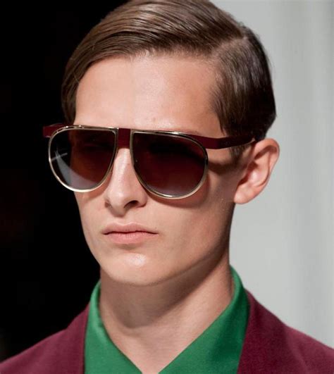 prada men silver frame 2013|SS 2013 Menswear .